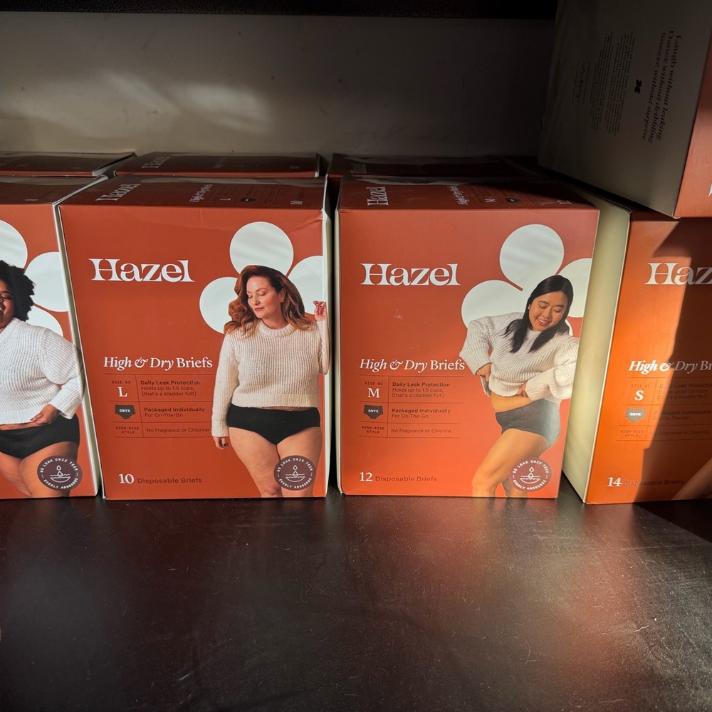 Hazel High & Dry Briefs - Black S-L
